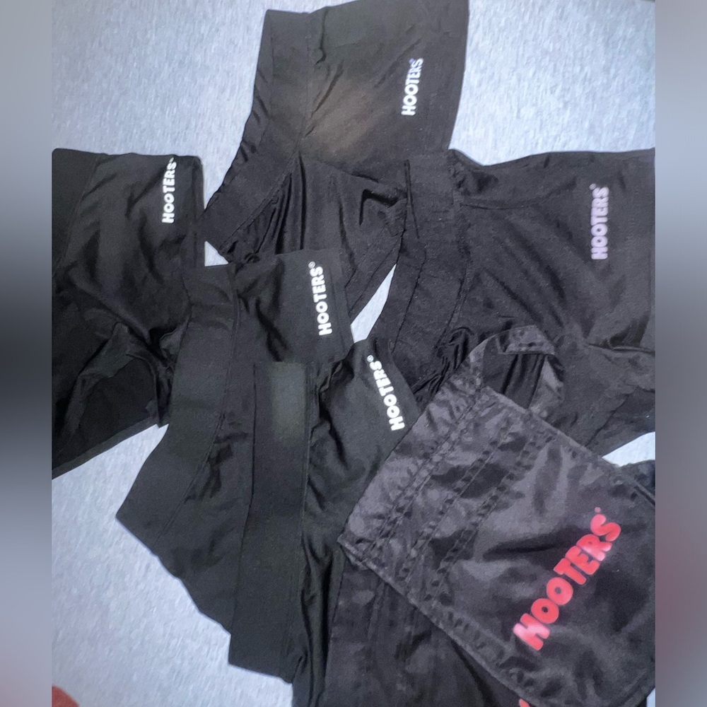 Hooters Black Shorts and Pouches Bundle
